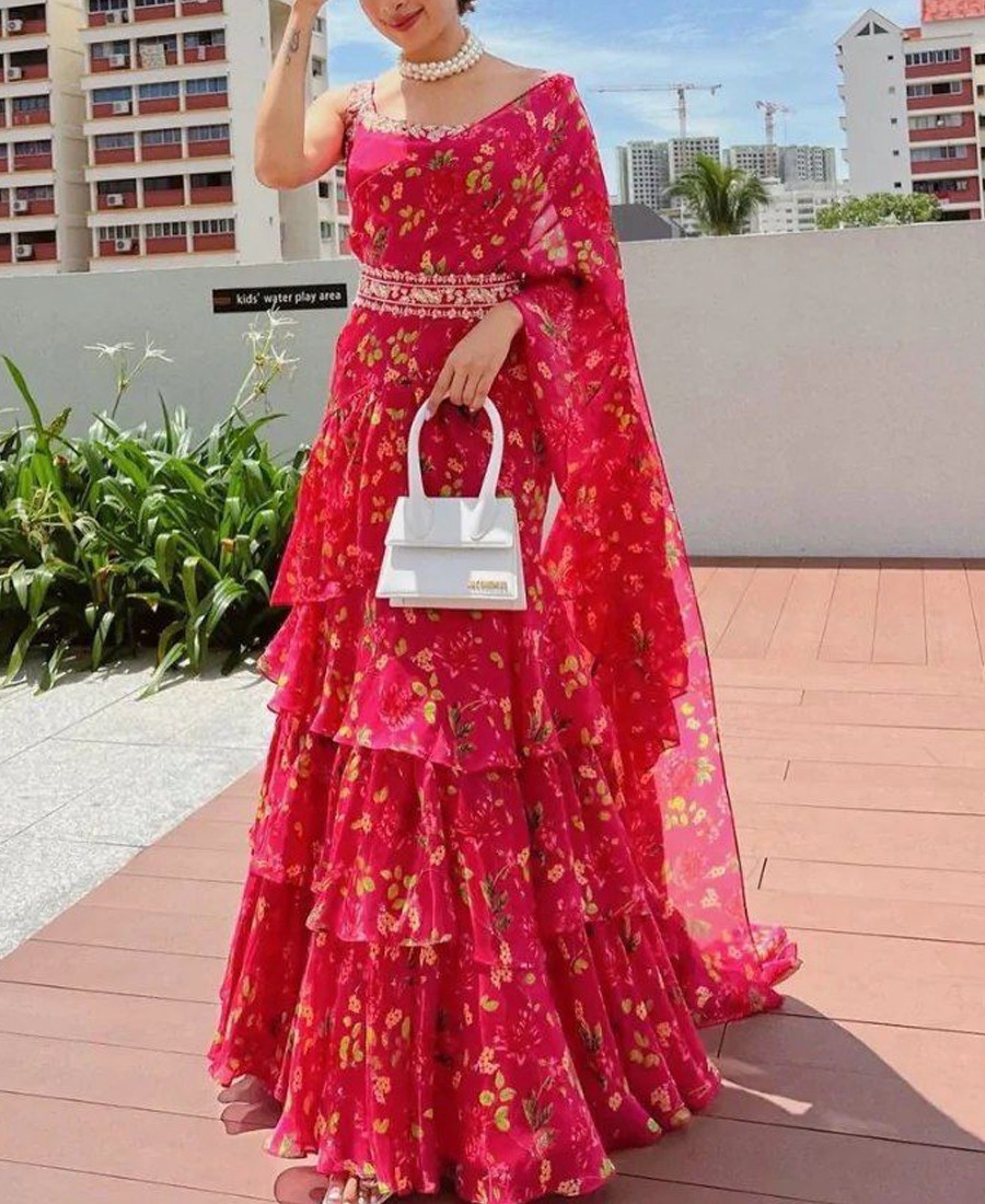 All About Lehenga Style Sarees – the Perfect Fusion Ethnic Wear