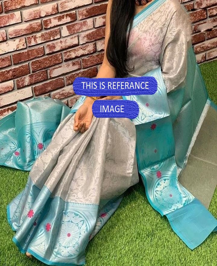 RE - Ethnic Lichi soft silk woven saree