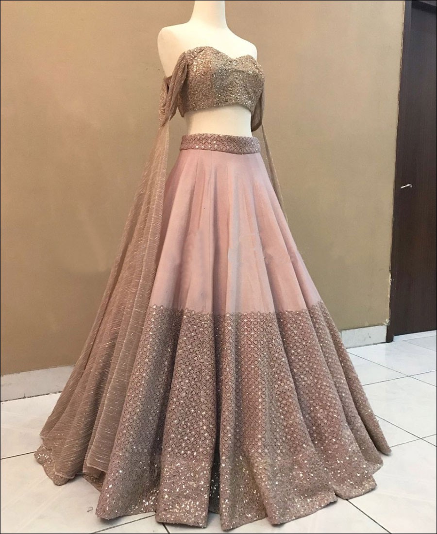 Buy Pink Sequence Emroidery Work Lehenga Choli at fealdeal.com-anthinhphatland.vn